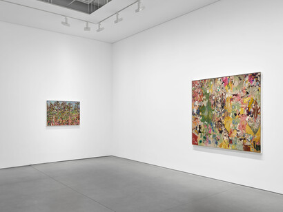 Ivan Morley, Tragegedy, [sic], exhibition view. Courtesy of David Kordansky Gallery