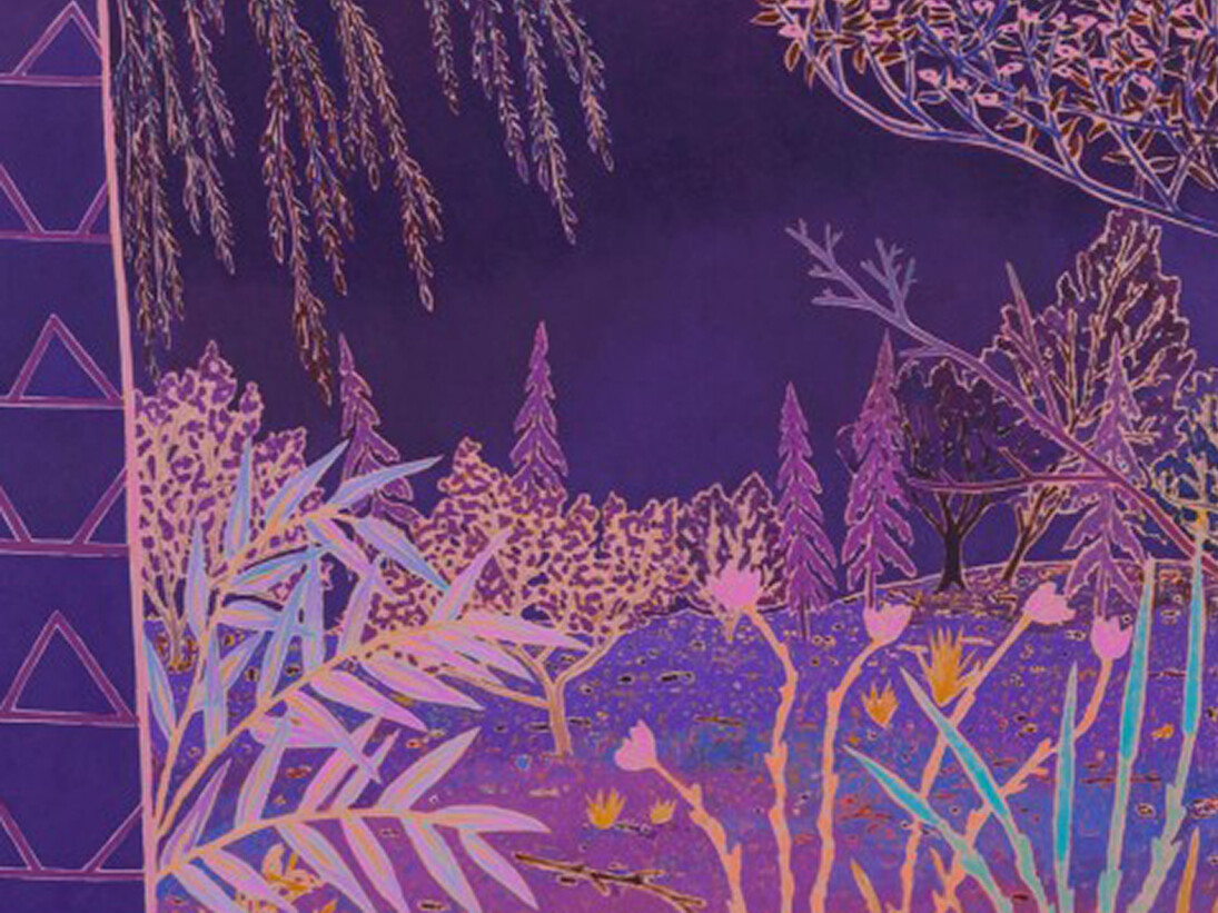 John McAllister, cider bright beckoning, 2016 Oil on canvas 180,3 x 149,9 cm 71 x 59 inches detail