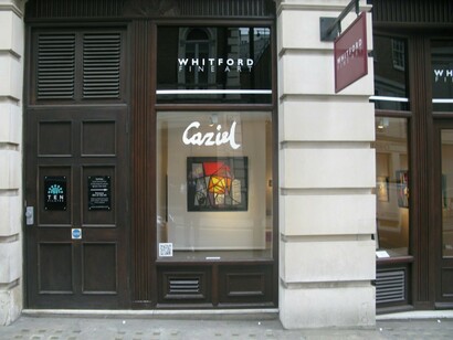 Caziel: Abstraction Explored, Exhibition view. Courtesy of Whitford Fine Art