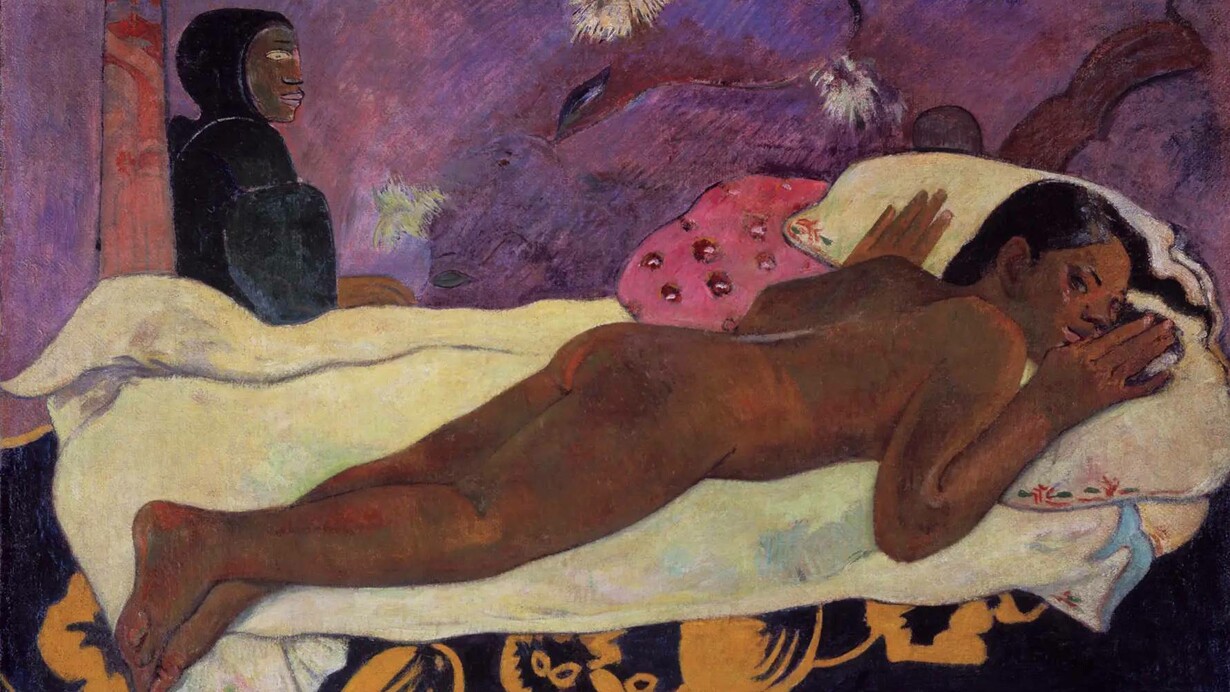 Lo spirito dei morti veglia, Paul Gaugin, olio su tela, 1892