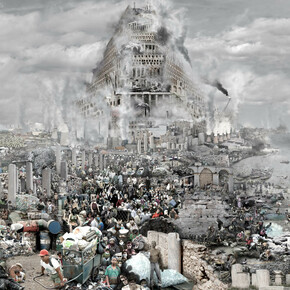 Du Zhenjun (b.1961), The Tower of Babel—Pollution, 2011, Silver print, 180 x 240 cm (70 7/8 x 94 1/2 in.), Edition of 6 