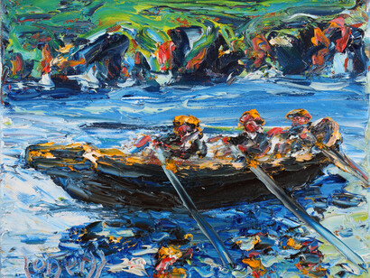 Lobstermen off Ballydavid