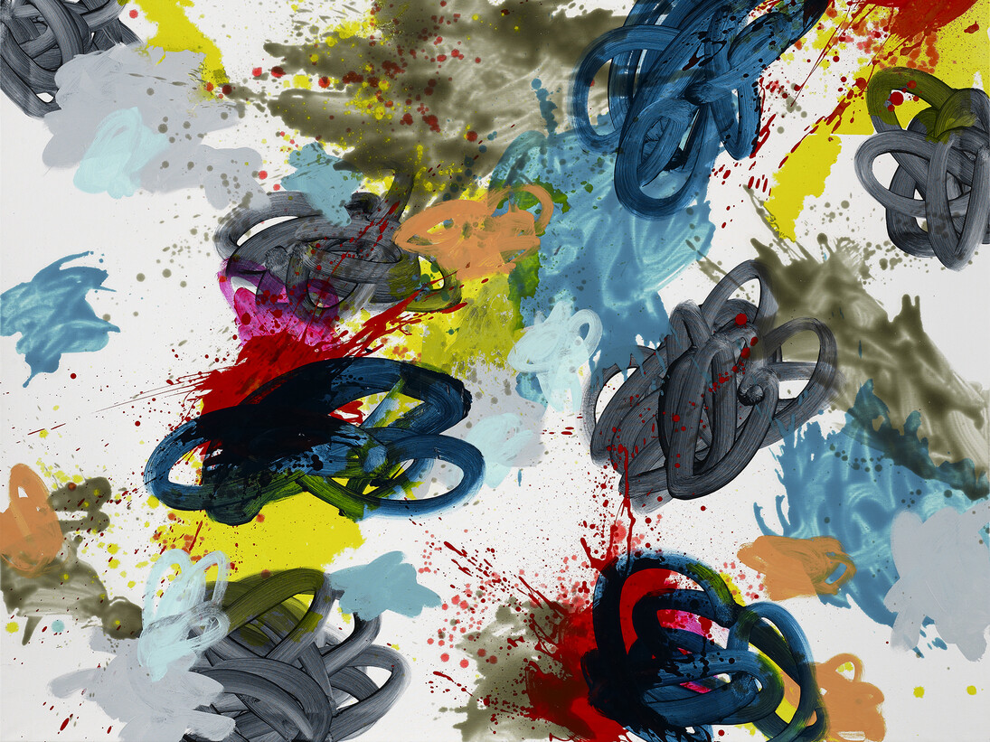 Jennifer Morrison, Ignition (detail), 2015, Oil on canvas, 168 x 168 cm