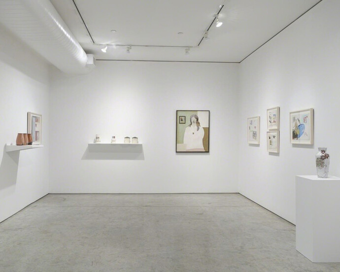 George Schneeman, Exhibition view. Courtesy of Pavel Zoubok Gallery