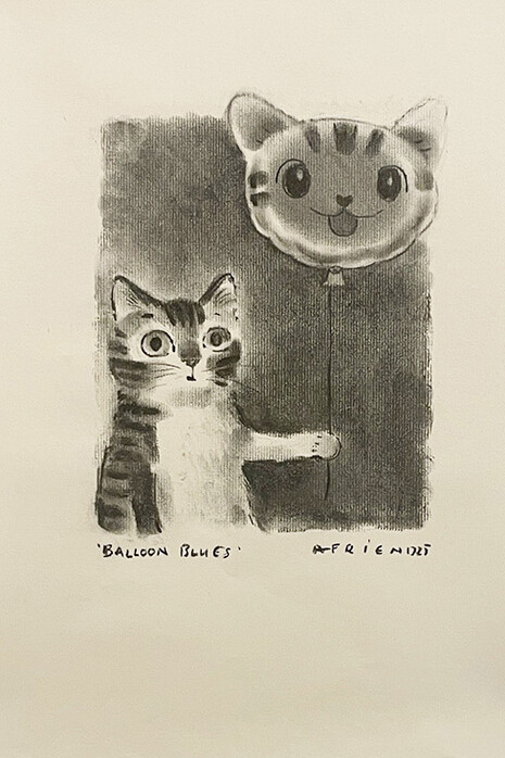 Alison Friend, Balloon blues (detail), 2025. Courtesy of Harman Projects