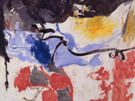 Helen Frankenthaler, Hotel Cro-Magnon, Courtesy Milwaukee Art Museum