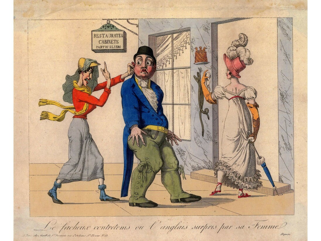 Les facheux contretemps ou L'anglais surpris par sa Femme, 1814