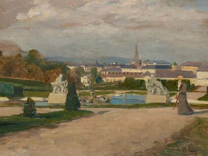 Canaletto view. Courtesy of Lower Belvedere