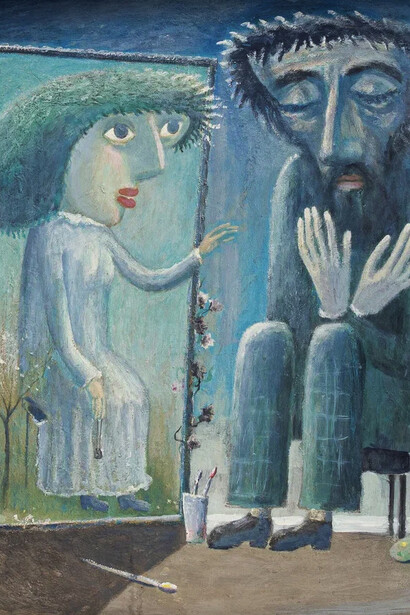 Evgeniy Tykotsky, Meetings and partings. Courtesy of Erarta Museum of Contemporary Art