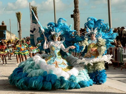A parade in Goa Carnival