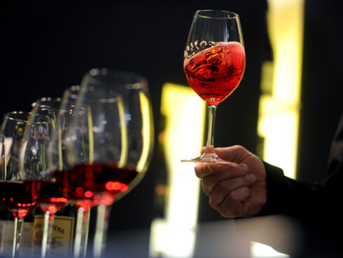 Degustazione di vini rossi