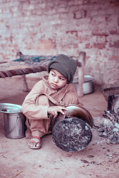 A slum dwelling