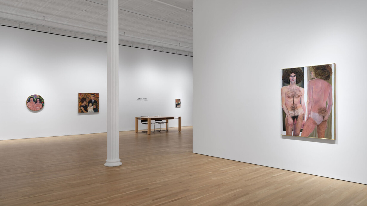 Sylvia Sleigh, Every leaf is precious, exhibition view. Courtesy of Ortuzar Gallery