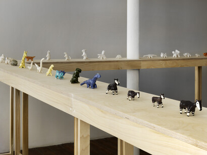 Shio Kusaka, Installation view at Greengrassi, London, 2014, Photo: Marcus Leith. Courtesy of greengrassi, London