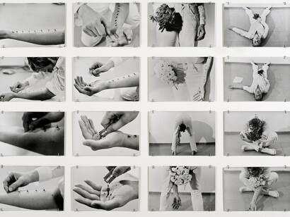 Gina Pane. Courtesy of Richard Saltoun Gallery