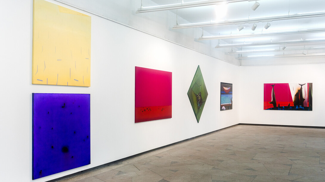 Vidmantas Jusionis, Sailing away, exhibition view. Courtesy of Pamėnkalnio Gallery