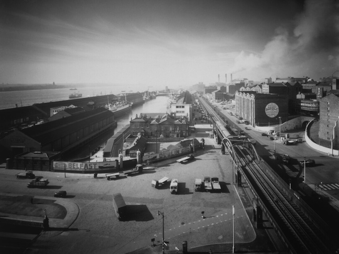 Liverpool Overhead Railway. Courtesy of Museum of Liverpool