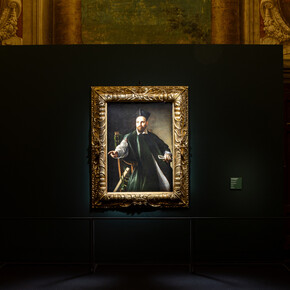 The portrait unveiled, exhibition view. Courtesy of the Gallerie 
Nazionali di Arte Antica 