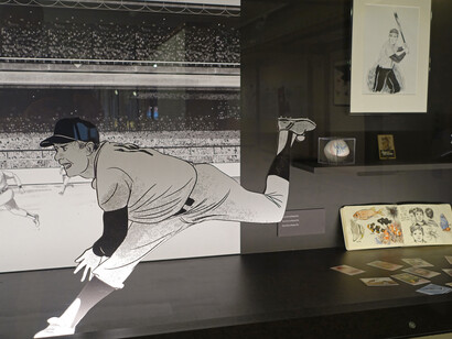 Nicolas Pitz, Okay for now, vue d'exposition. Courtoisie du Comics Art Museum