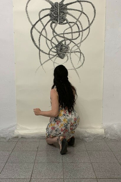 Francesca Romana Pinzari al lavoro