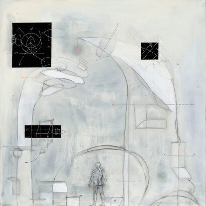 Noon Spiegel, Self-similar curve (detail), 2022. Courtesy of Oliver Cole Gallery