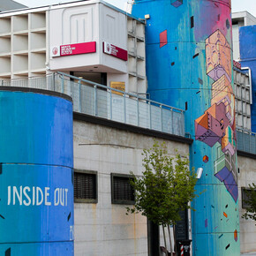 Without Frontiers, Lunetta a colori. Courtesy of Caravan SetUp