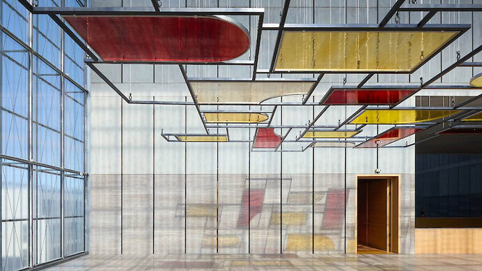 Rosa Barba, Under the canopy, ausstellungsansicht. Mit freundlicher genehmigung des Museums der bildenden Künste Leipzig