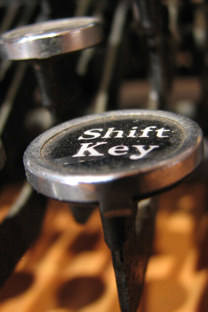 Shift Key on the Typewriter in the Henry Miller Library - Marya Figueroa