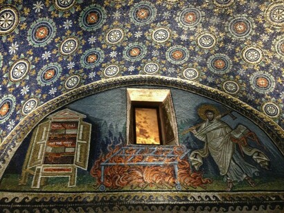 Mosaico all'interno del Mausoleo di Galla Placidia