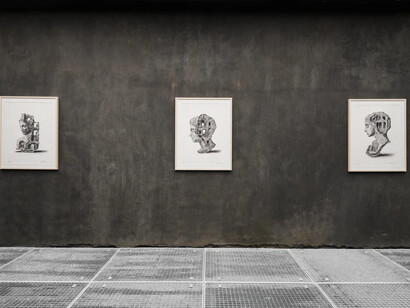 Daniel Arsham, Memory index, ausstellungsansicht. Mit freundlicher genehmigung von König Bergson