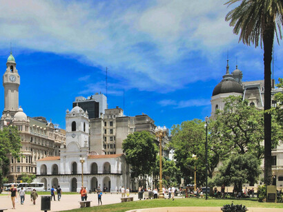 The historic Cabildo in the heart of Buenos Aires, representing the lasting memory of Argentina’s cultural identity