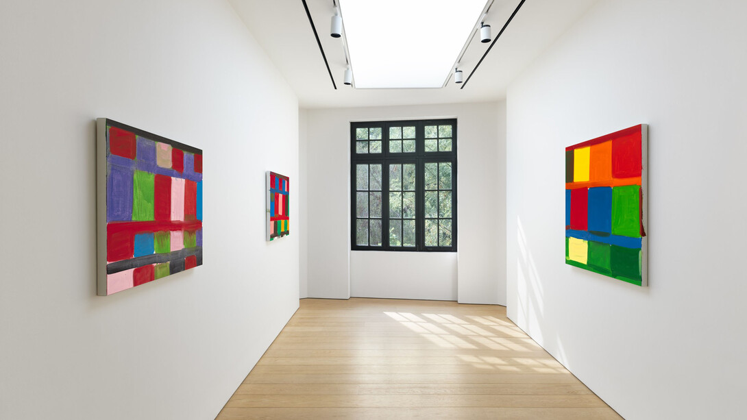 Stanley Whitney, Return to the garden, exhibition view. Courtesy of Gagosian