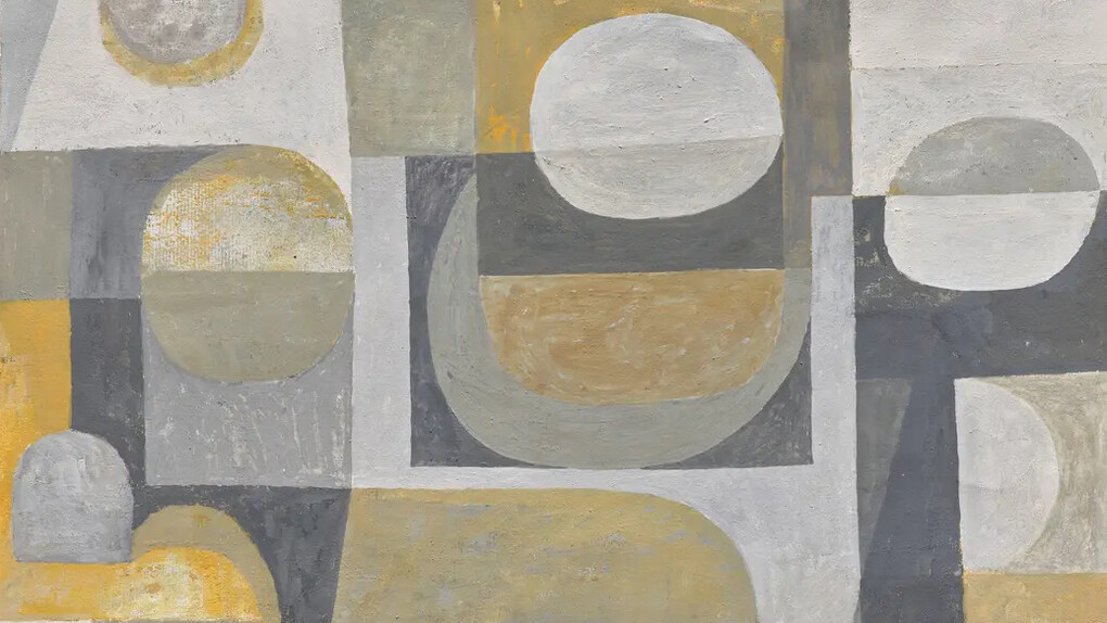 George Morrison, Structural forms (detail), 1953. Courtesy of the Cleveland Museum of Art