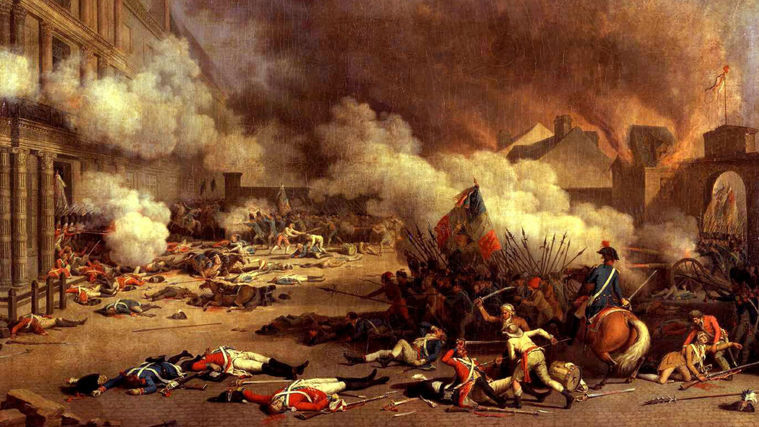 Jacques Bertaux- Captura del Palacio de las Tullerías