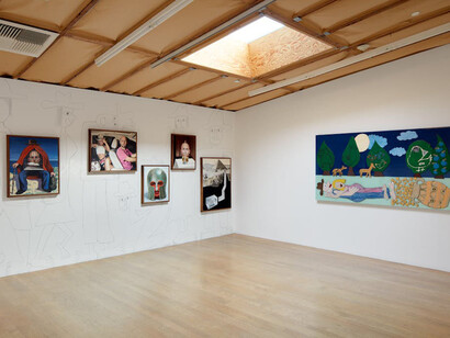 Hadi Falapishi, Edge of the world, exhibition view. Courtesy of Blum