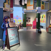 A voyage back in time, exhibition view. Courtesy of Children's Museum Singapore