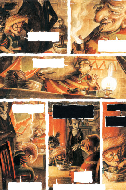 Illustrazione tratta da "Le Coeur de l'Ombre"