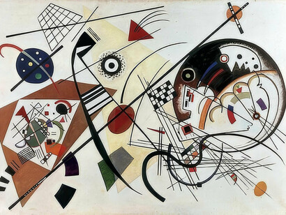 Lignes ininterrompues, Wassily Kandinsky