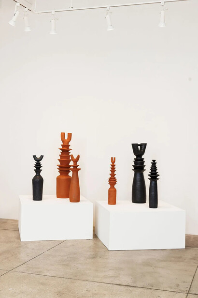 Dina Nur Satti, Sediments, exhibition view. Courtesy of Montague Contemporary