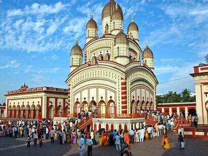 The Kali temple at Dakshineswar