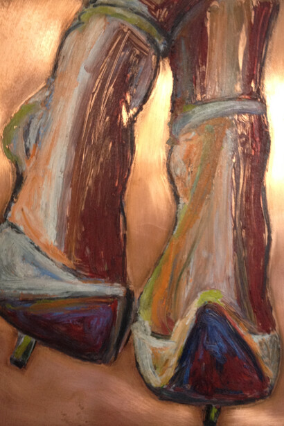 Christian
Louboutin
Strappy
Sandals,
2001
by
Michelle
Hill