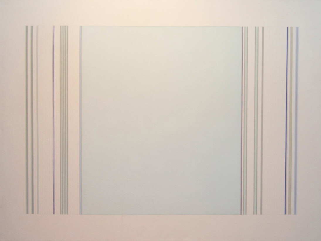 GENE DAVIS, Slip Horn, c. 1976, Acrylic on canvas, 70 x 94 1/4 inches, 177.8 x 239.4 cm 
