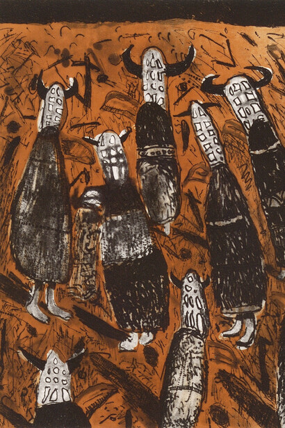 Colbert Mashile and Senzo Shabangu. Courtesy of David Krut Project