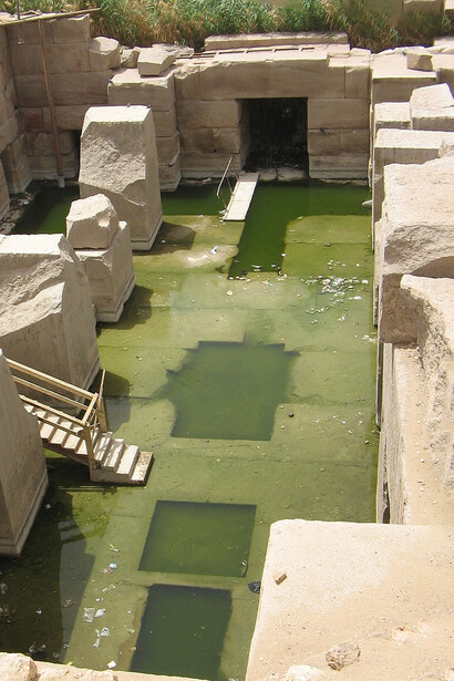 Osireión (Templo de Osiris), Abidos, Egipto