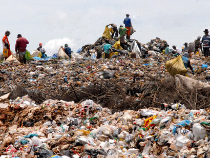 Rio de Janeiro. Coletores de lixo, outra imagem do Rio