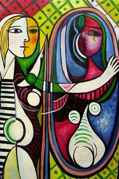 Pablo Picasso - Woman in Mirror
