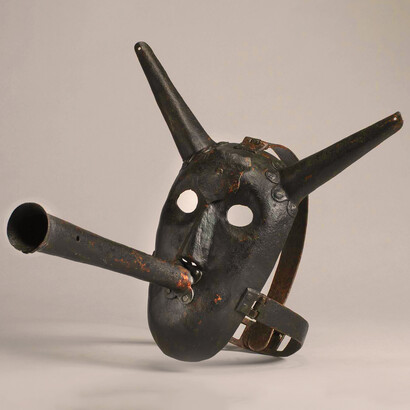 Máscara de la vergüenza medieval