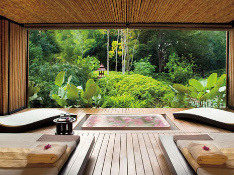 Tumbonas con vistas espectaculares