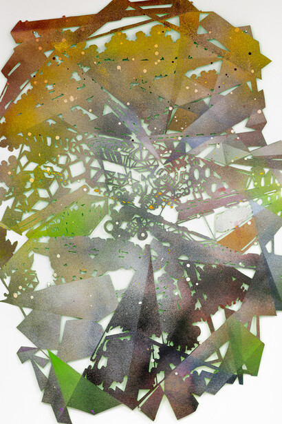 Chris Natrop, Sunlight canopy fallout, 2024. Courtesy of Nancy Toomey Fine Art