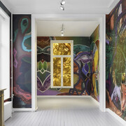 Kerstin Brätsch, MƎTA, exhibition view. Courtesy of Gladstone Gallery